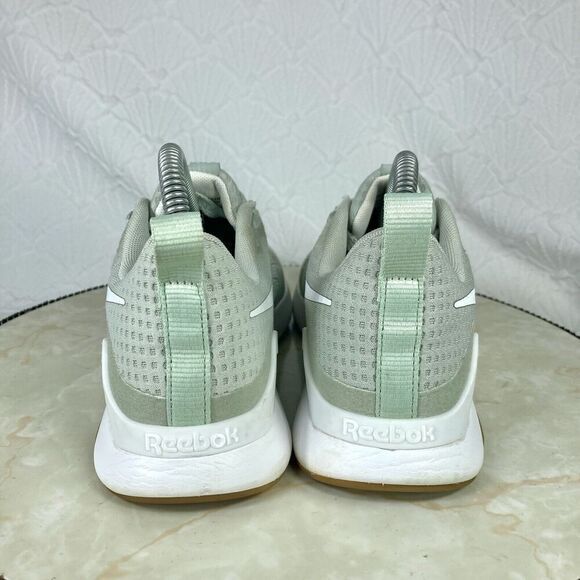 Reebok Nanoflex TR 2.0 Cross Trainer Sneakers 6.5 Sea Spray/White Athletic Shoes - Picture 8 of 12